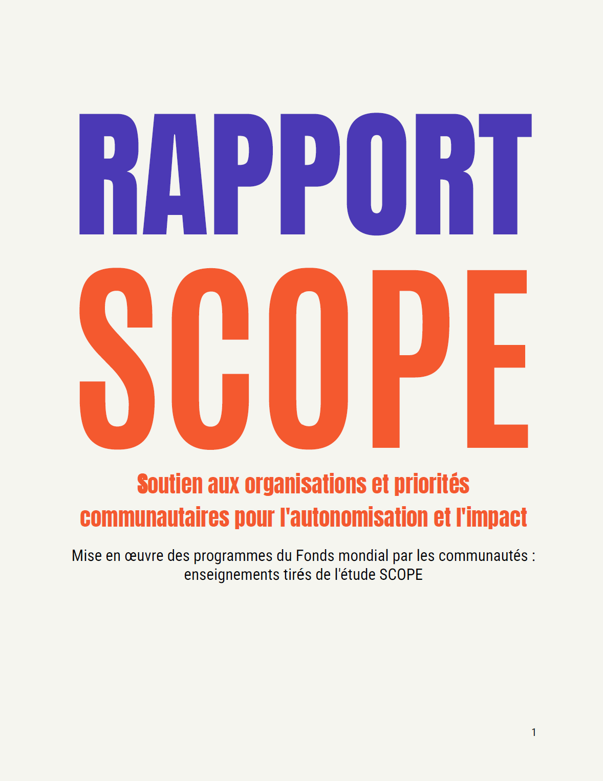SCOPE