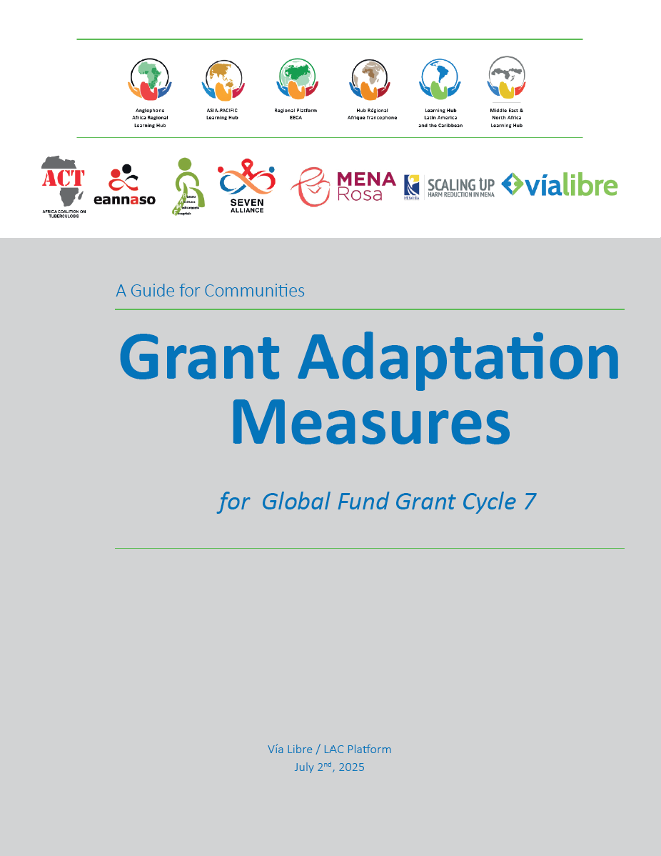 Grant Adaptation Measures for Global Fund Grant Cycle 7 - A Guide for Communities