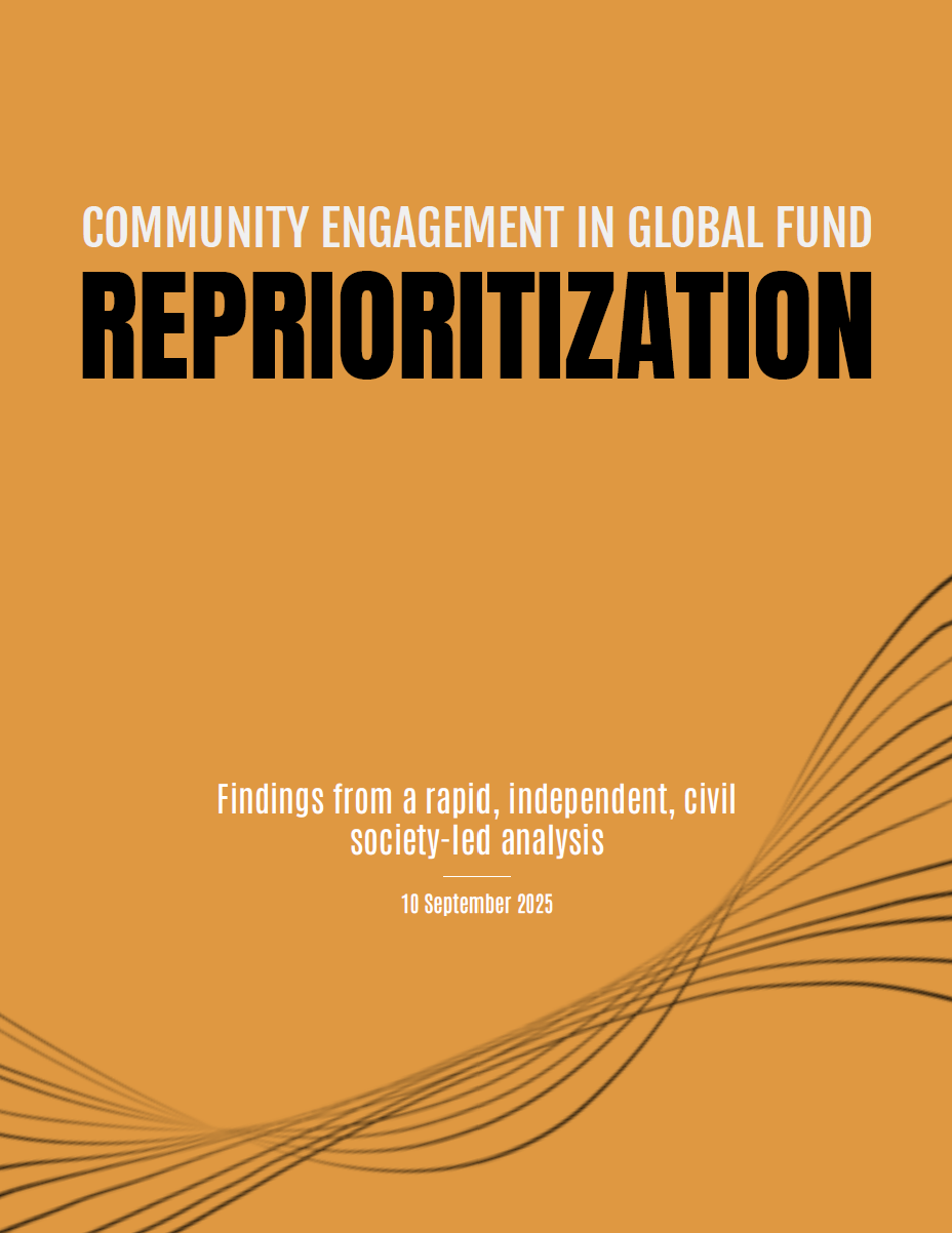 Community Engagement in Global Fund Reprioritization 2025